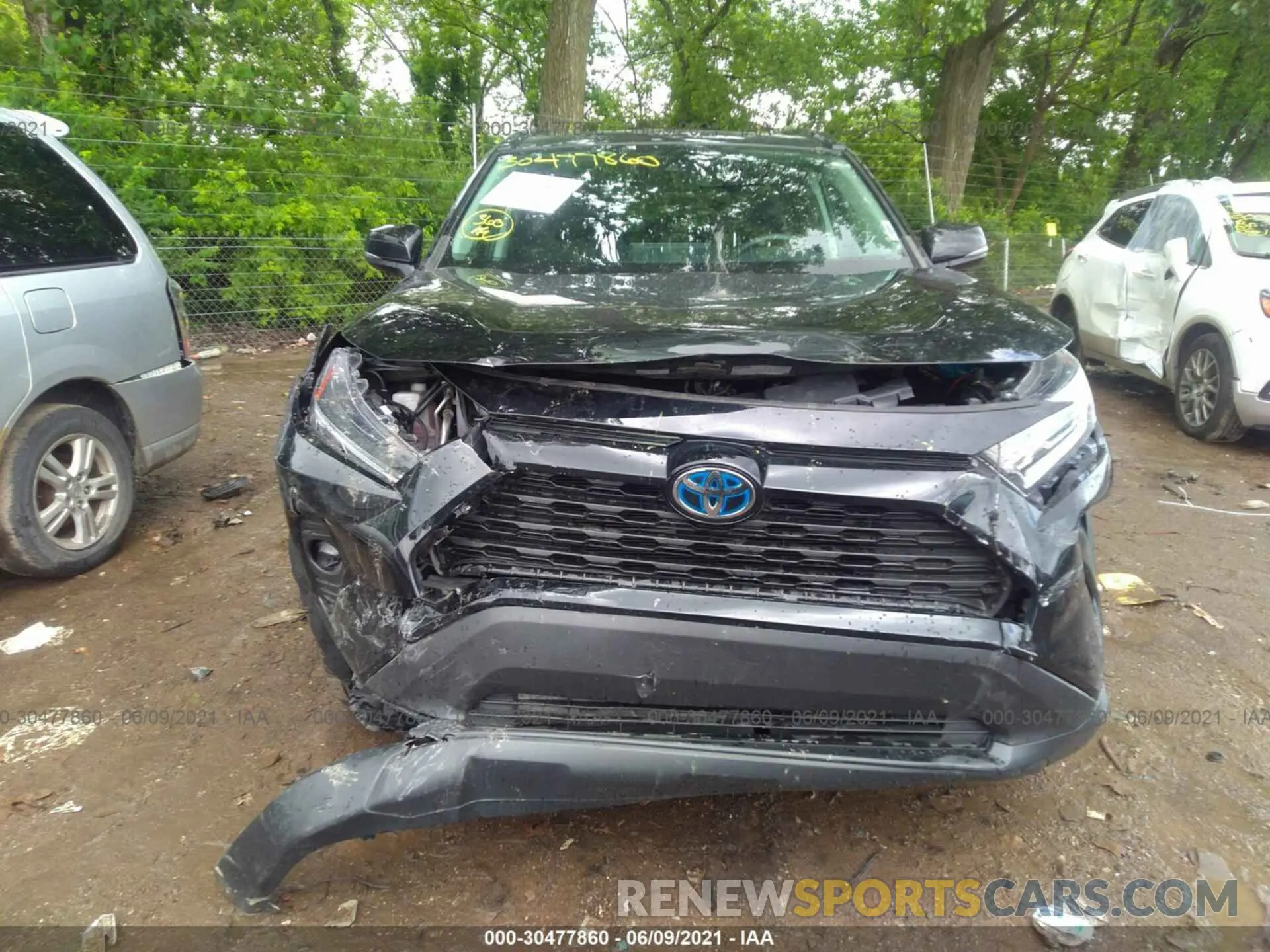 6 Photograph of a damaged car 2T3RWRFV6KW021527 TOYOTA RAV4 2019