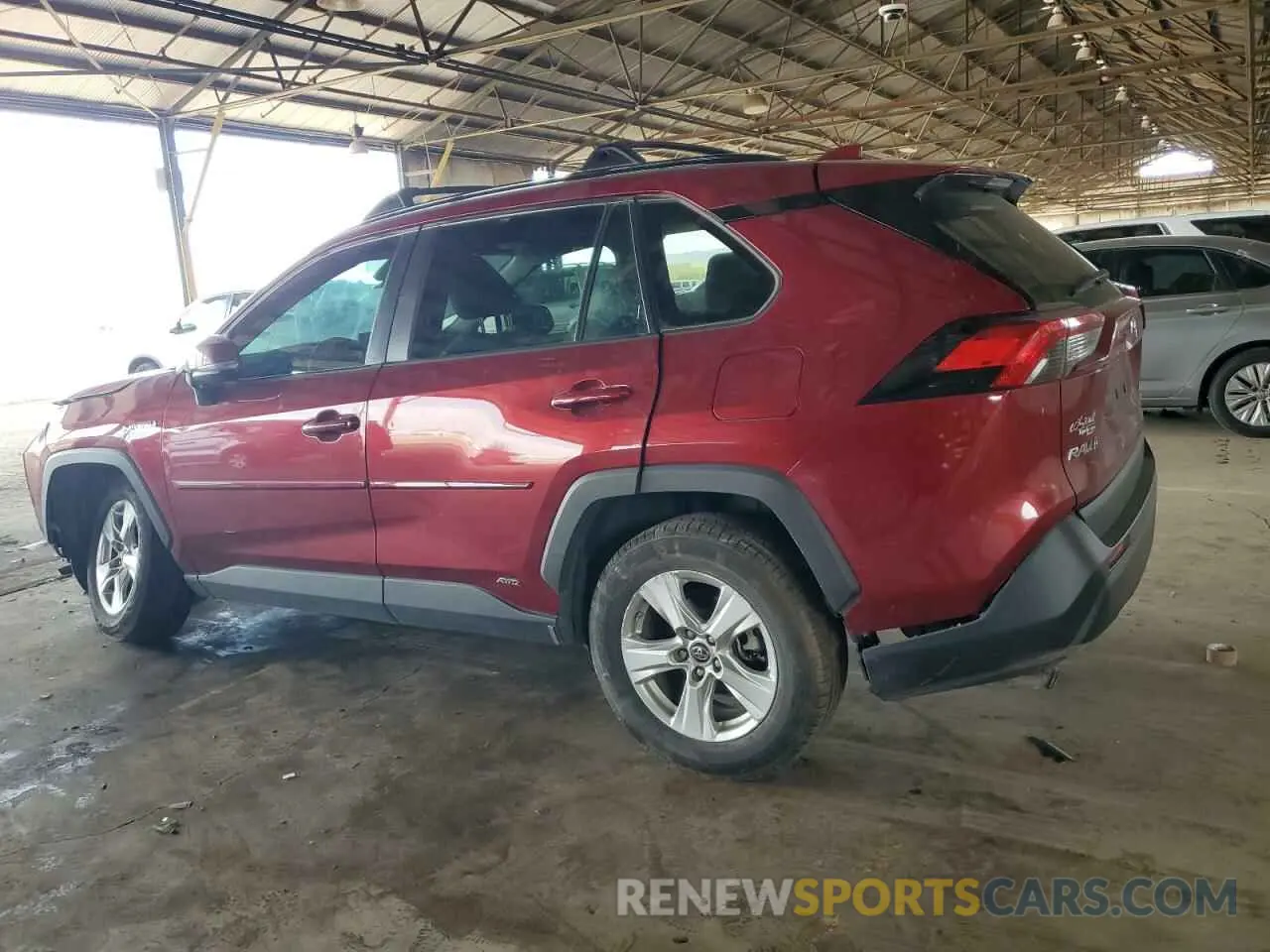 2 Photograph of a damaged car 2T3RWRFV7KW018121 TOYOTA RAV4 2019