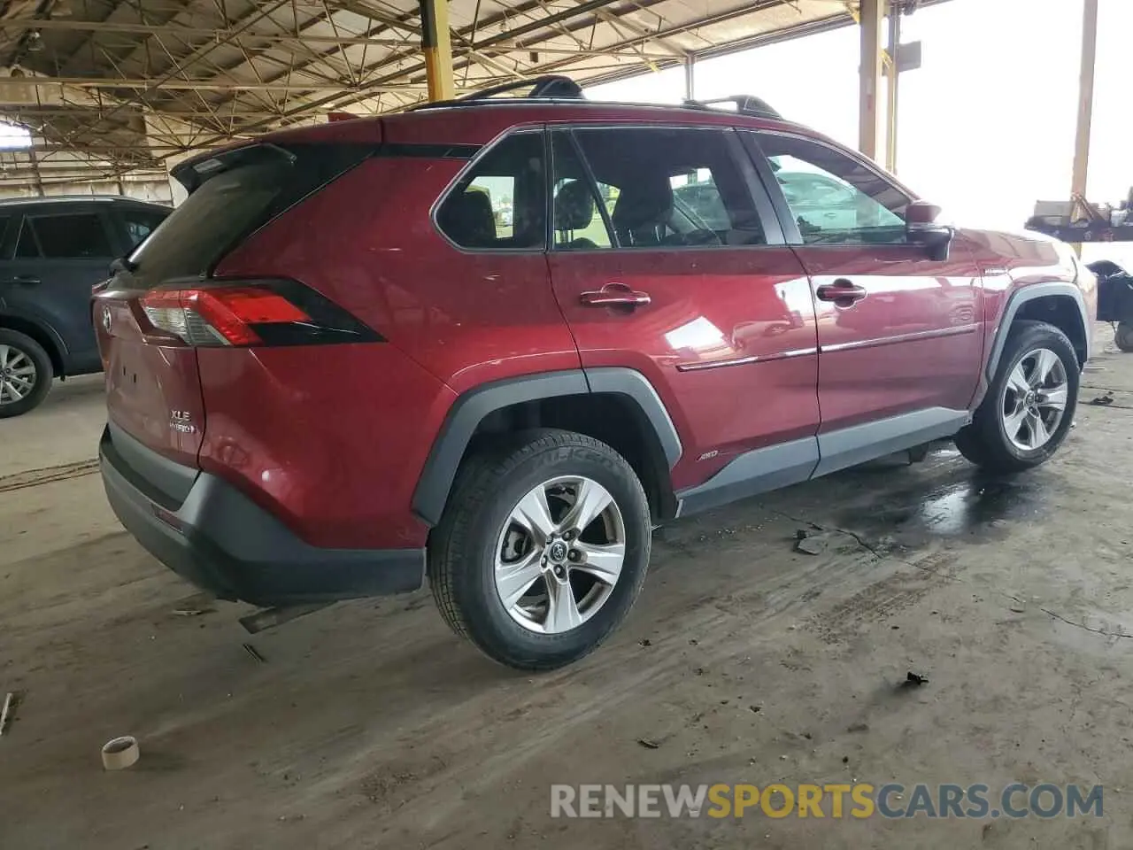 3 Photograph of a damaged car 2T3RWRFV7KW018121 TOYOTA RAV4 2019