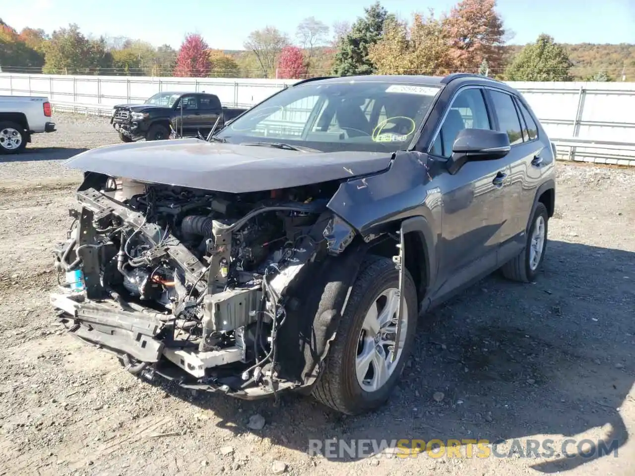 2 Photograph of a damaged car 2T3RWRFV7KW030866 TOYOTA RAV4 2019