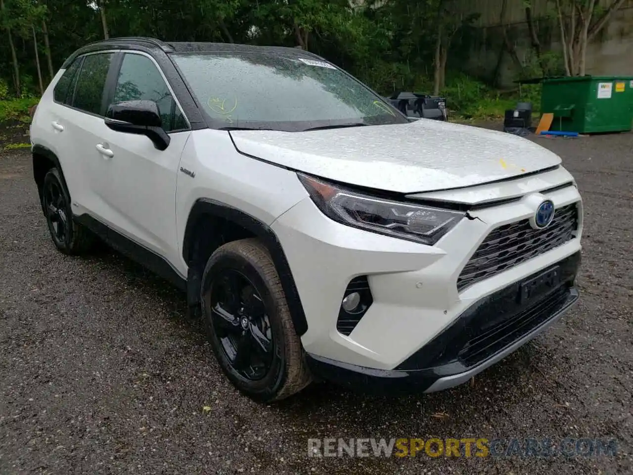 1 Photograph of a damaged car 2T3RWRFV9KW007315 TOYOTA RAV4 2019