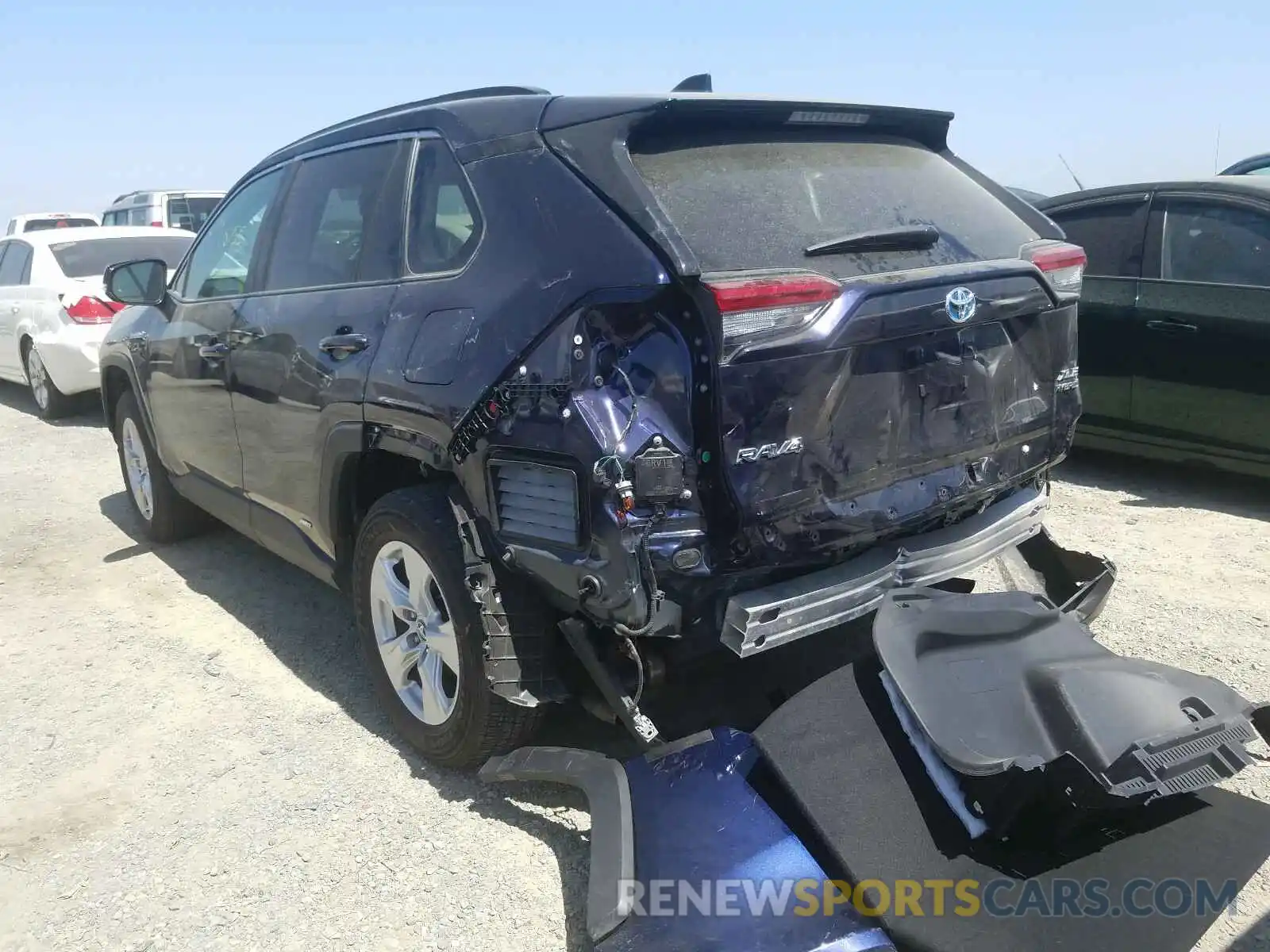 3 Photograph of a damaged car 2T3RWRFV9KW014958 TOYOTA RAV4 2019