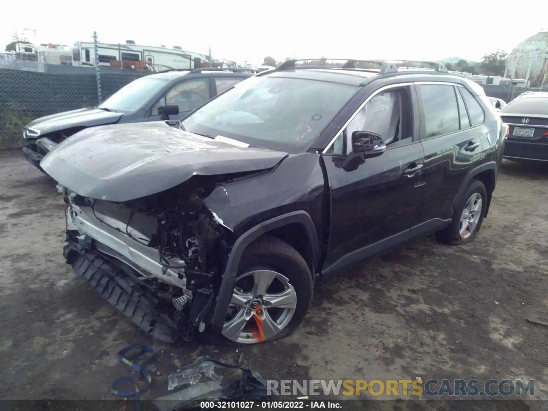 2 Photograph of a damaged car 2T3W1RFV0KC012714 TOYOTA RAV4 2019