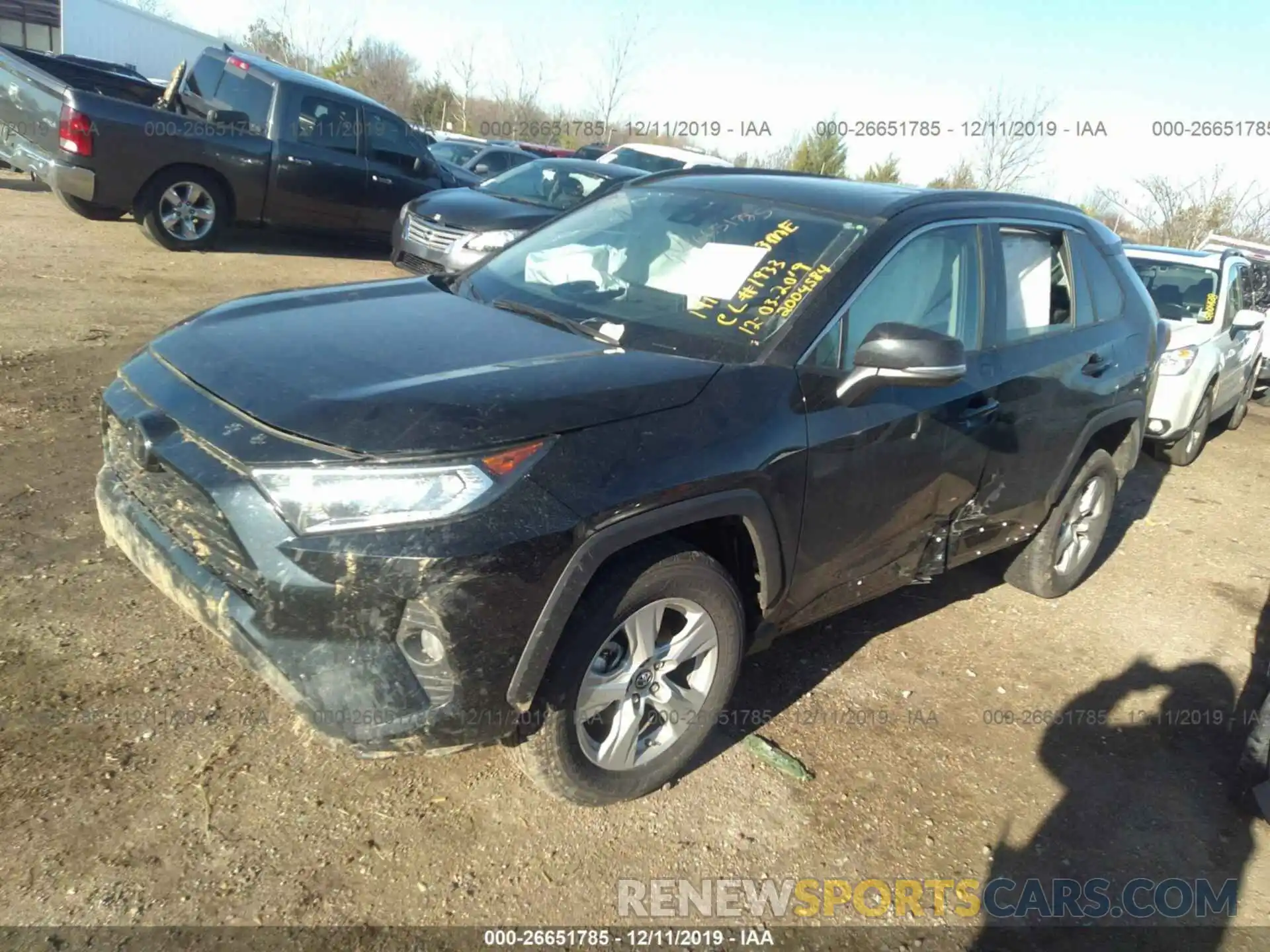 2 Photograph of a damaged car 2T3W1RFV0KW007186 TOYOTA RAV4 2019