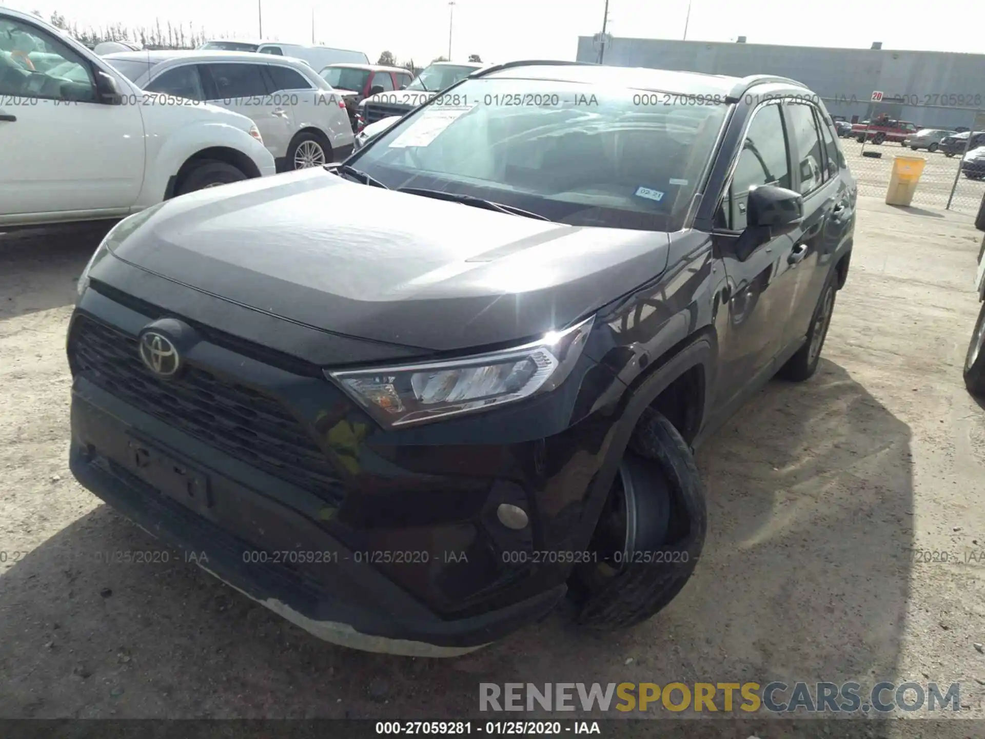 2 Photograph of a damaged car 2T3W1RFV0KW013120 TOYOTA RAV4 2019