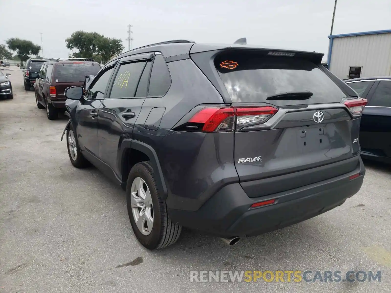 3 Photograph of a damaged car 2T3W1RFV0KW034422 TOYOTA RAV4 2019