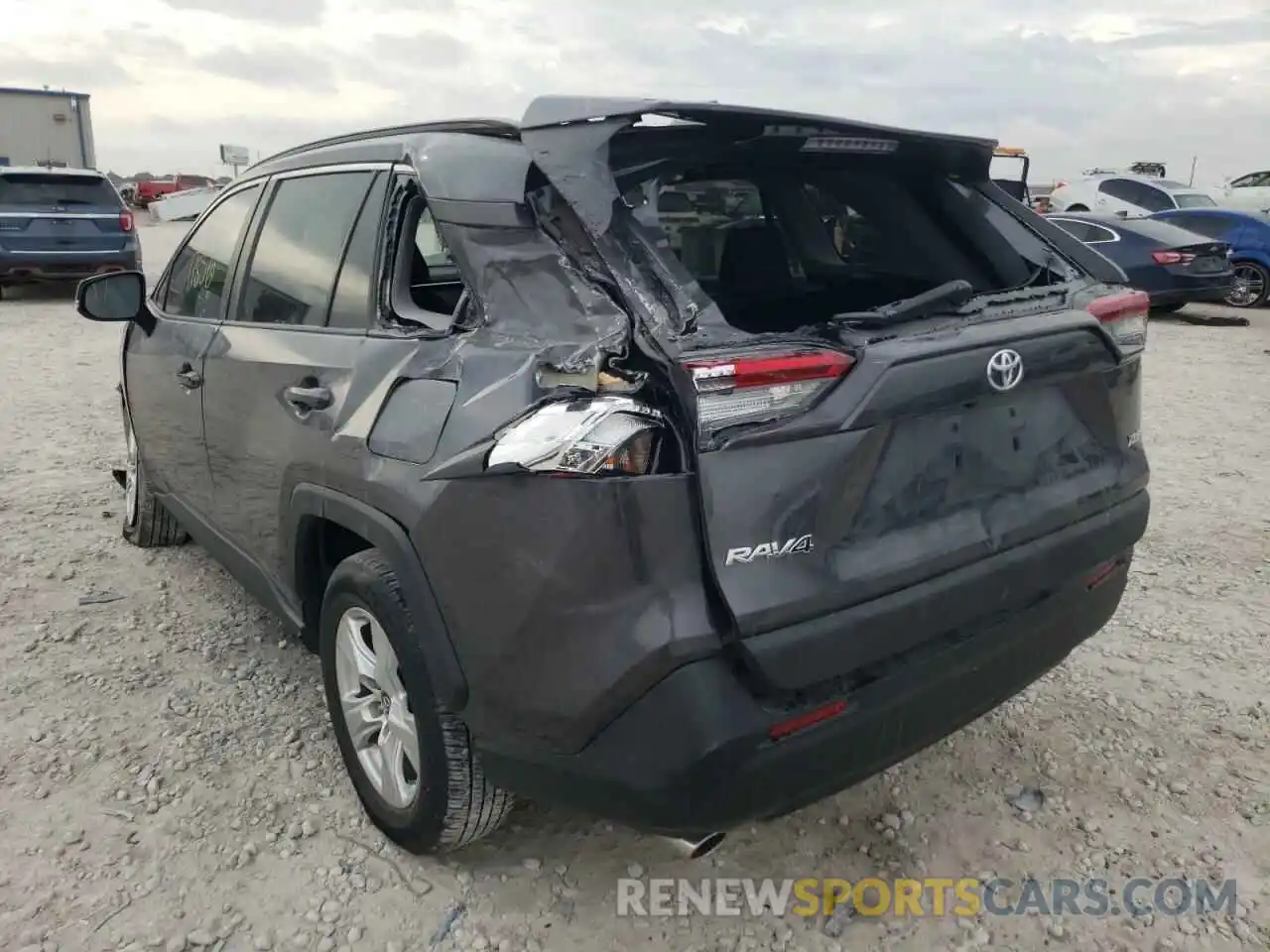 3 Photograph of a damaged car 2T3W1RFV1KC016917 TOYOTA RAV4 2019