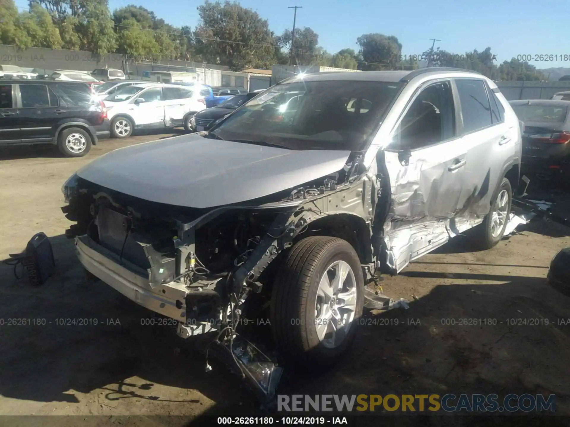 2 Photograph of a damaged car 2T3W1RFV1KW024207 TOYOTA RAV4 2019