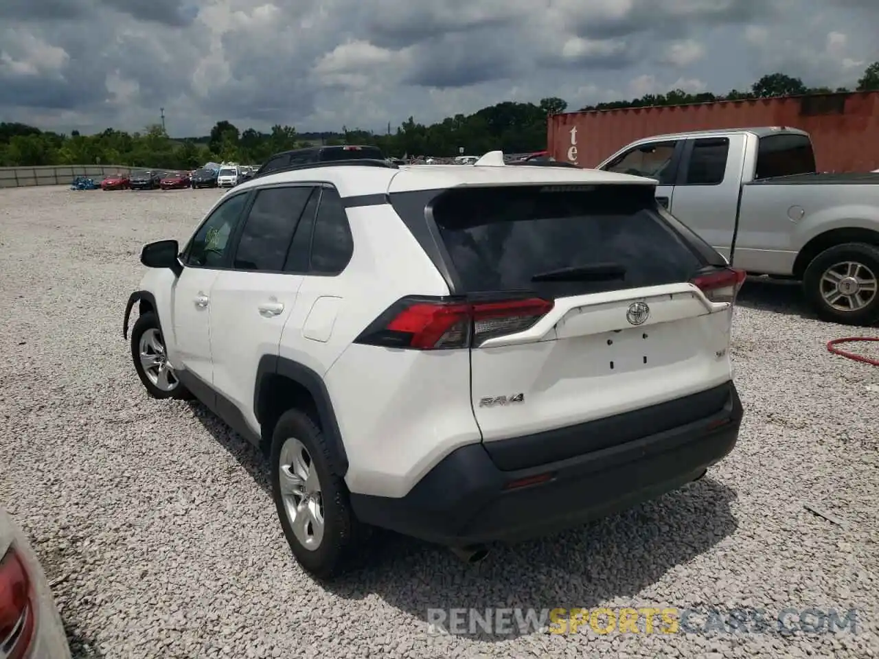 3 Photograph of a damaged car 2T3W1RFV1KW029696 TOYOTA RAV4 2019