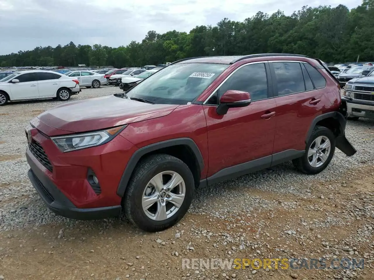 1 Photograph of a damaged car 2T3W1RFV1KW033201 TOYOTA RAV4 2019