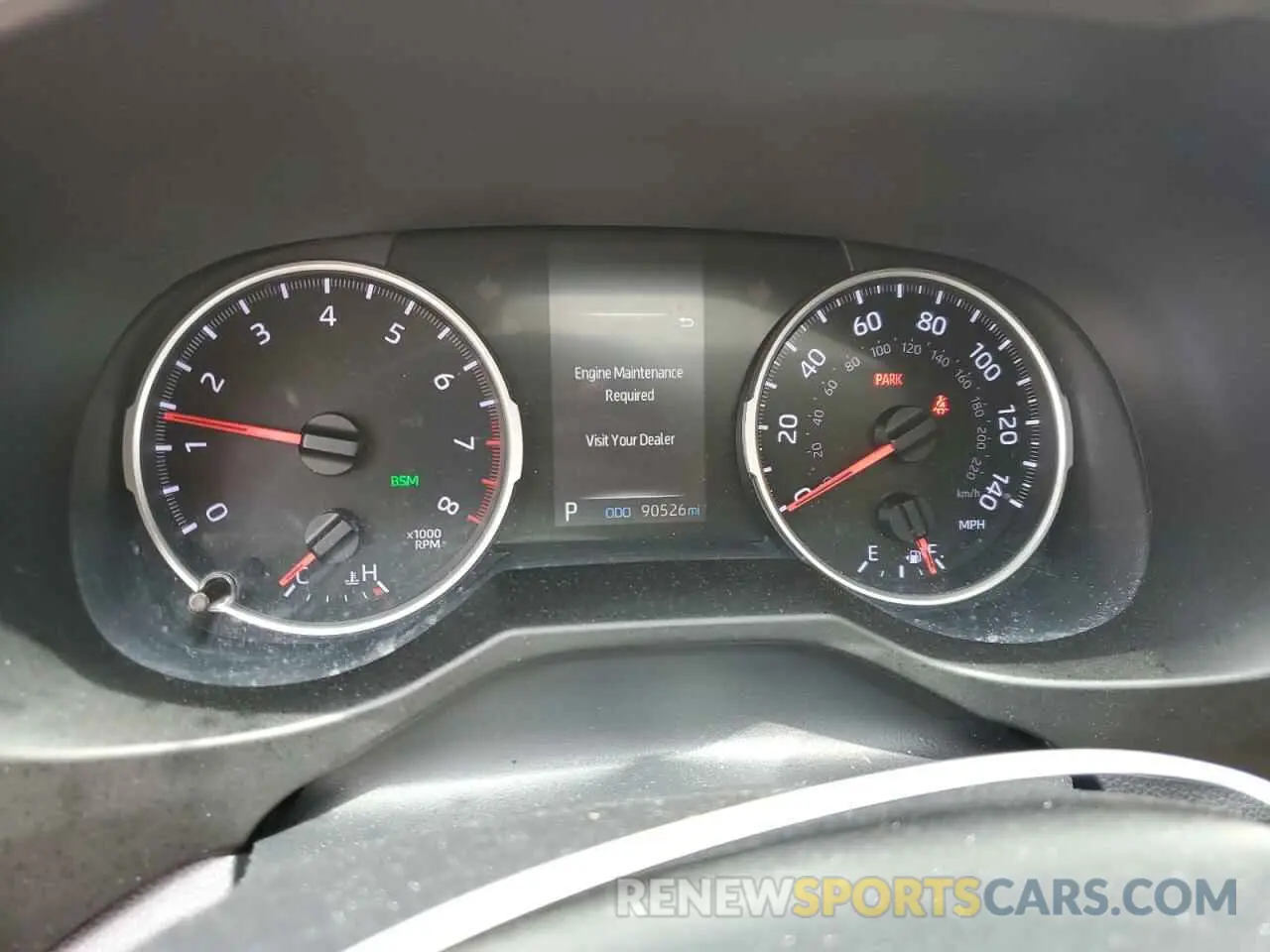 9 Photograph of a damaged car 2T3W1RFV1KW033201 TOYOTA RAV4 2019