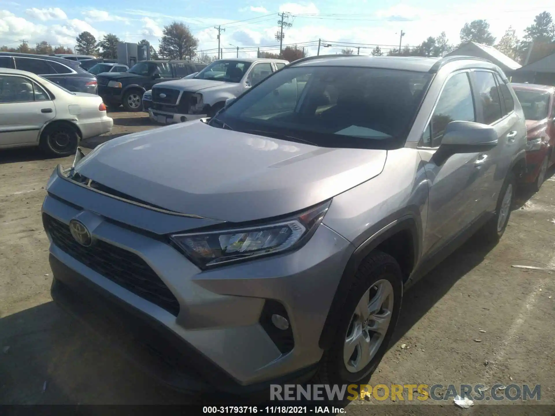 2 Photograph of a damaged car 2T3W1RFV1KW043419 TOYOTA RAV4 2019