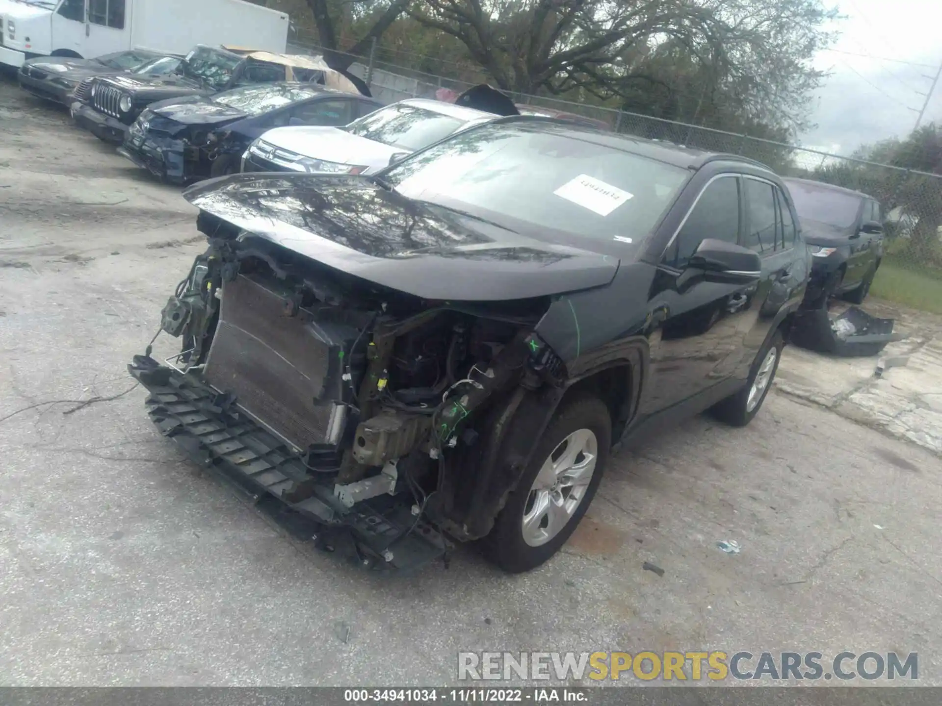 2 Photograph of a damaged car 2T3W1RFV1KW049530 TOYOTA RAV4 2019