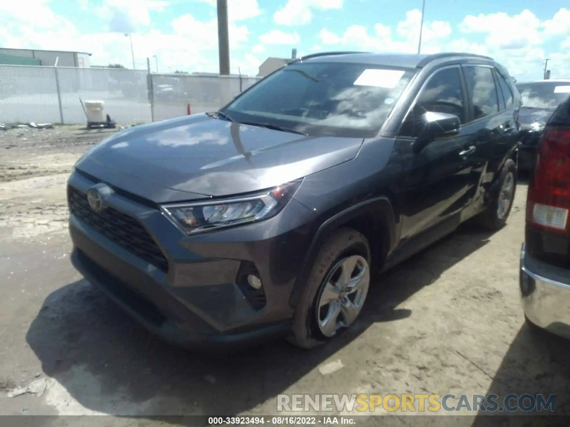 2 Photograph of a damaged car 2T3W1RFV2KC019163 TOYOTA RAV4 2019