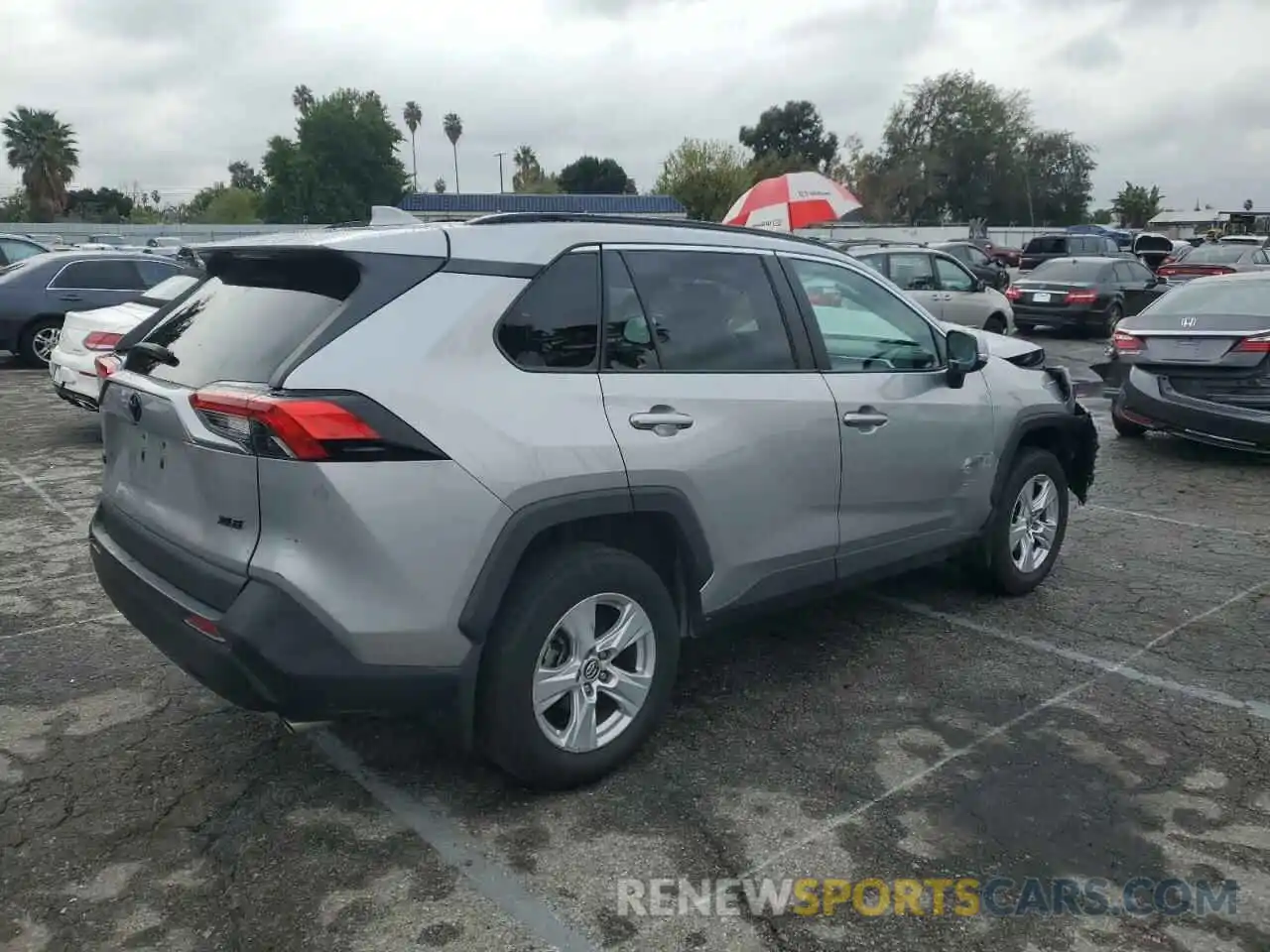 3 Photograph of a damaged car 2T3W1RFV2KC027800 TOYOTA RAV4 2019