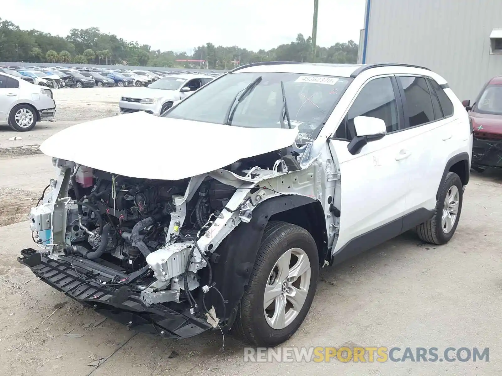 2 Photograph of a damaged car 2T3W1RFV2KC029790 TOYOTA RAV4 2019