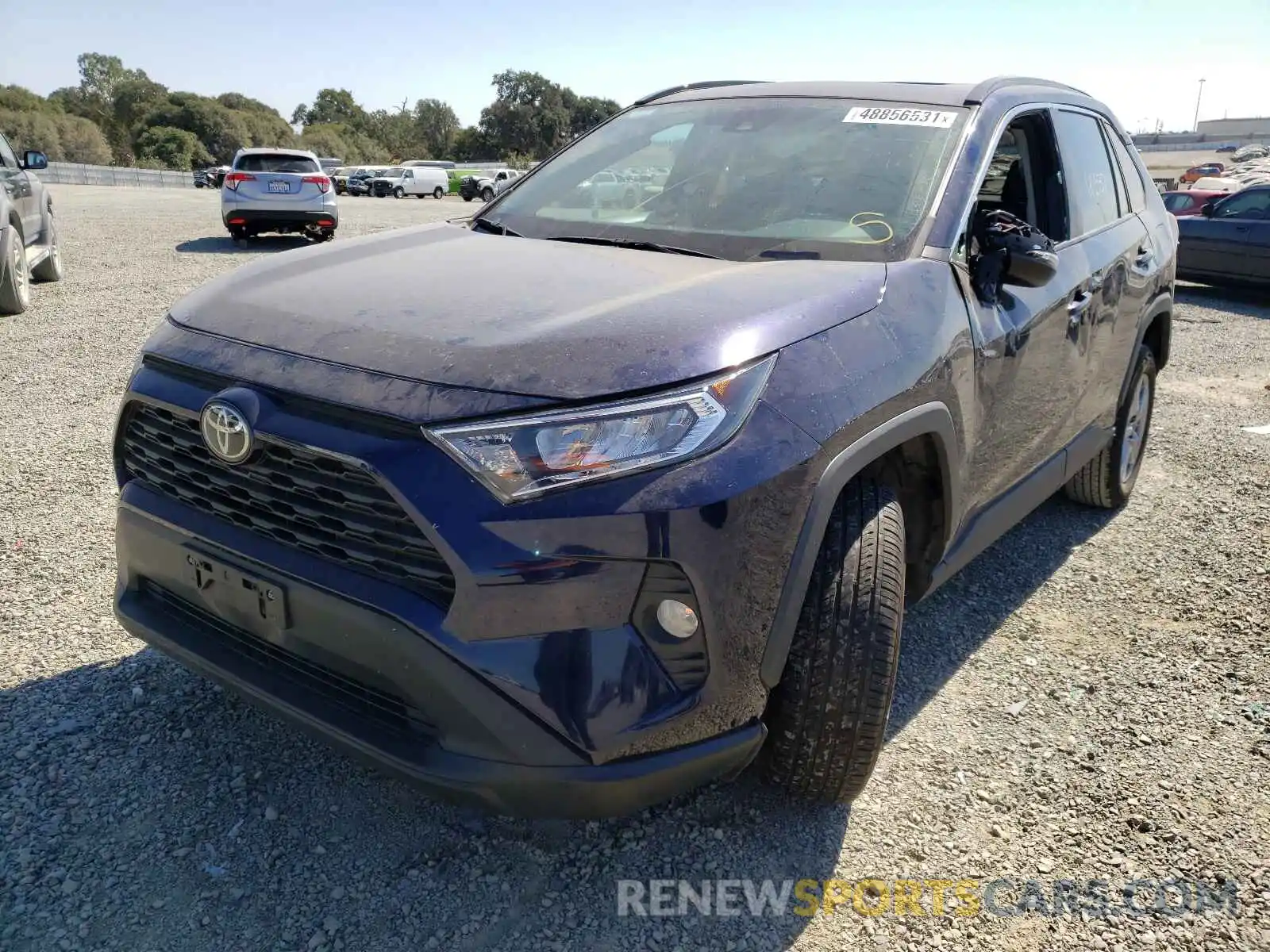 2 Photograph of a damaged car 2T3W1RFV2KW012244 TOYOTA RAV4 2019