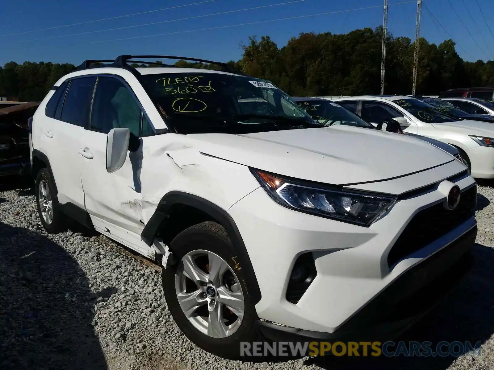 1 Photograph of a damaged car 2T3W1RFV2KW049973 TOYOTA RAV4 2019