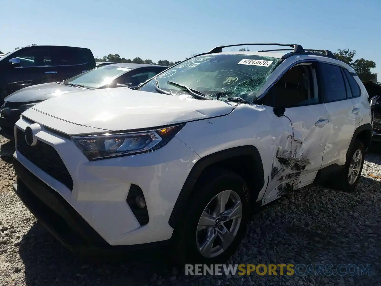 2 Photograph of a damaged car 2T3W1RFV2KW049973 TOYOTA RAV4 2019