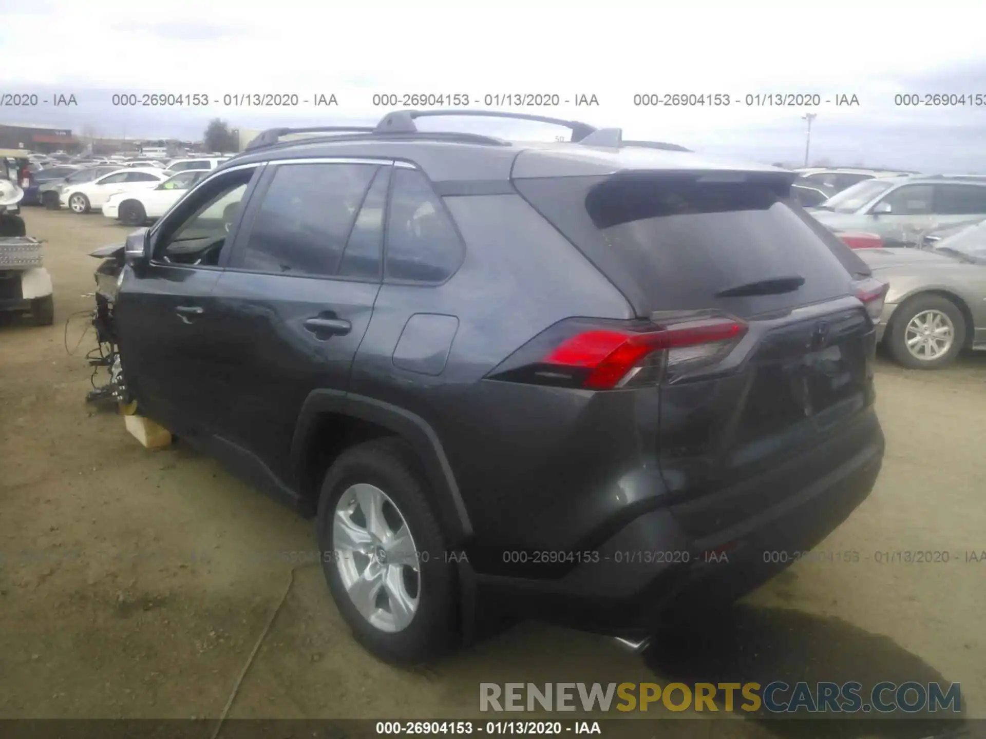 3 Photograph of a damaged car 2T3W1RFV3KC010200 TOYOTA RAV4 2019