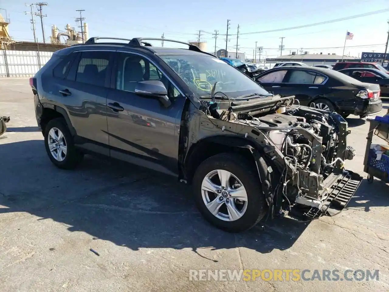 1 Photograph of a damaged car 2T3W1RFV3KC018720 TOYOTA RAV4 2019