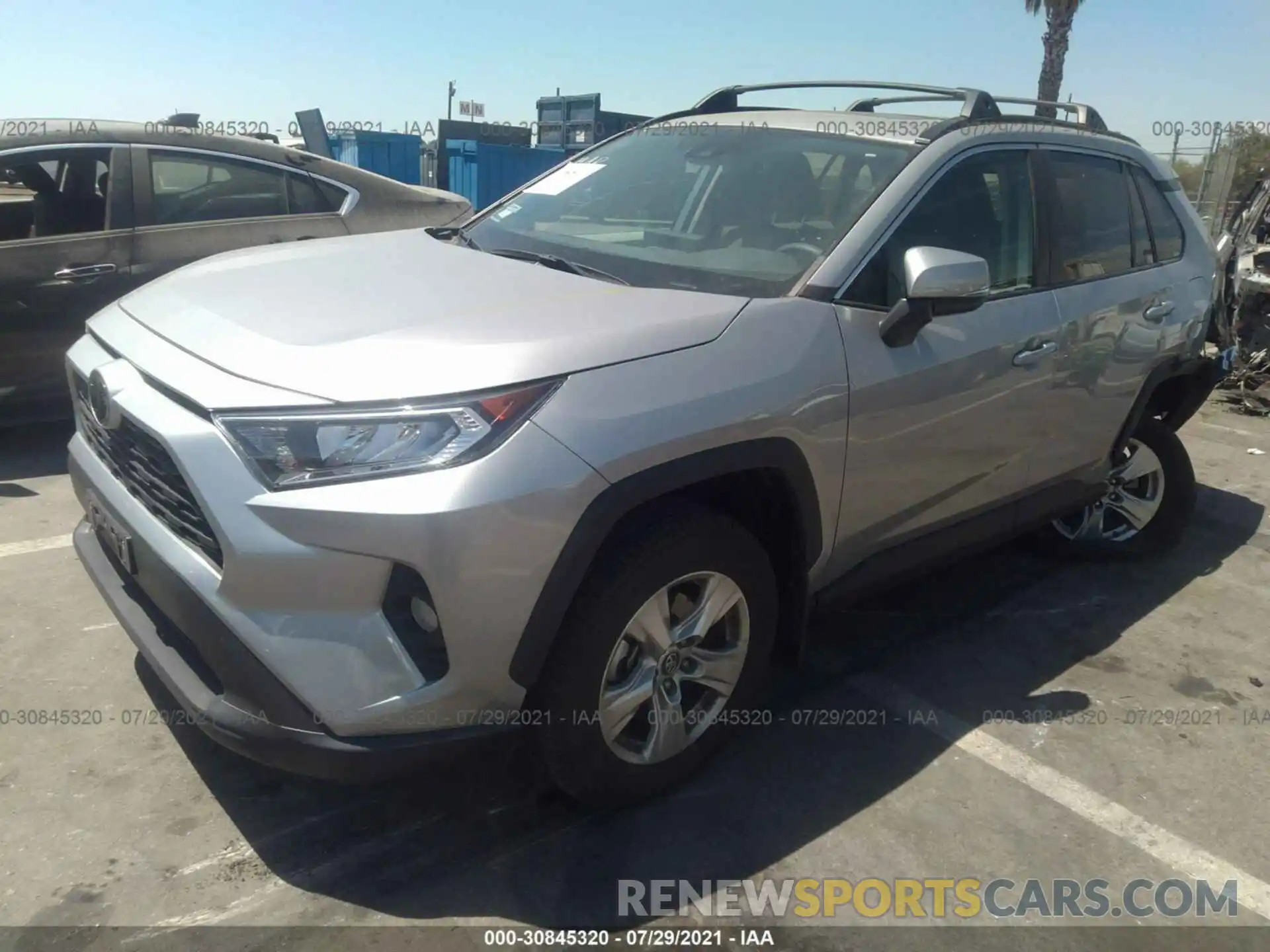 2 Photograph of a damaged car 2T3W1RFV3KC023061 TOYOTA RAV4 2019