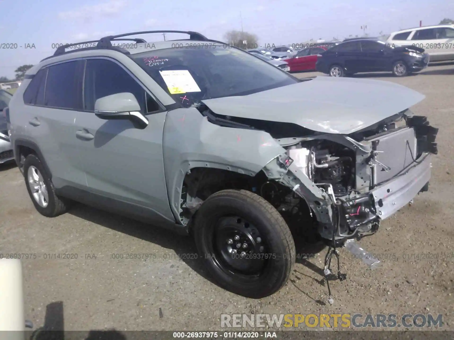 1 Photograph of a damaged car 2T3W1RFV3KC026994 TOYOTA RAV4 2019