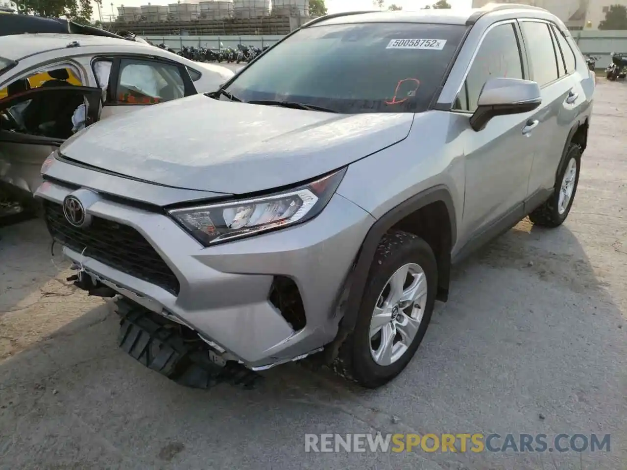 2 Photograph of a damaged car 2T3W1RFV3KC030771 TOYOTA RAV4 2019