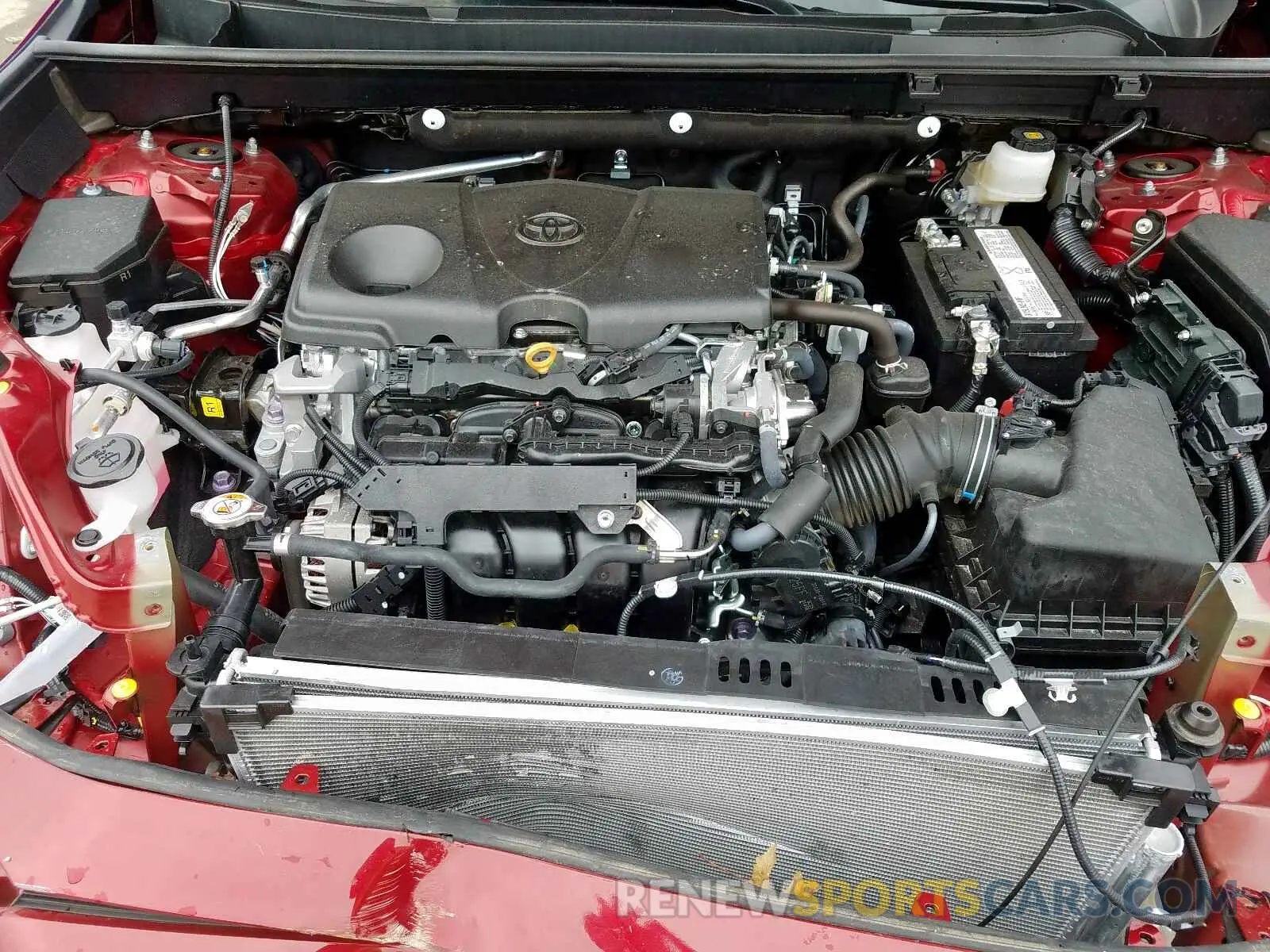 7 Photograph of a damaged car 2T3W1RFV3KW019316 TOYOTA RAV4 2019