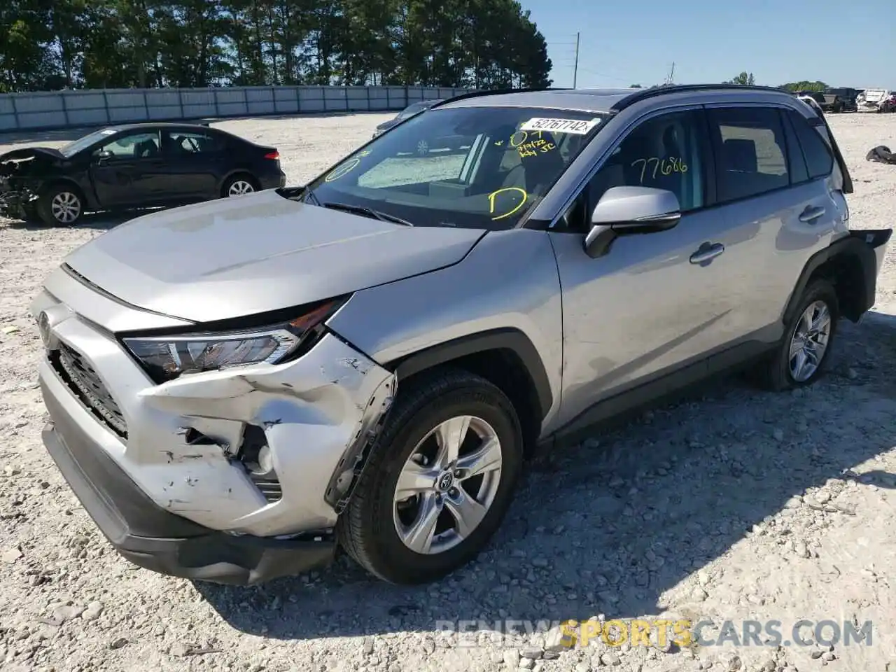 2 Photograph of a damaged car 2T3W1RFV3KW050792 TOYOTA RAV4 2019