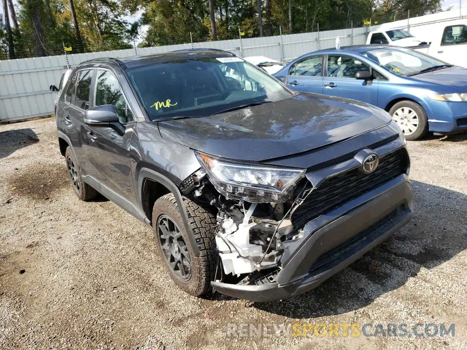 1 Photograph of a damaged car 2T3W1RFV4KC030195 TOYOTA RAV4 2019