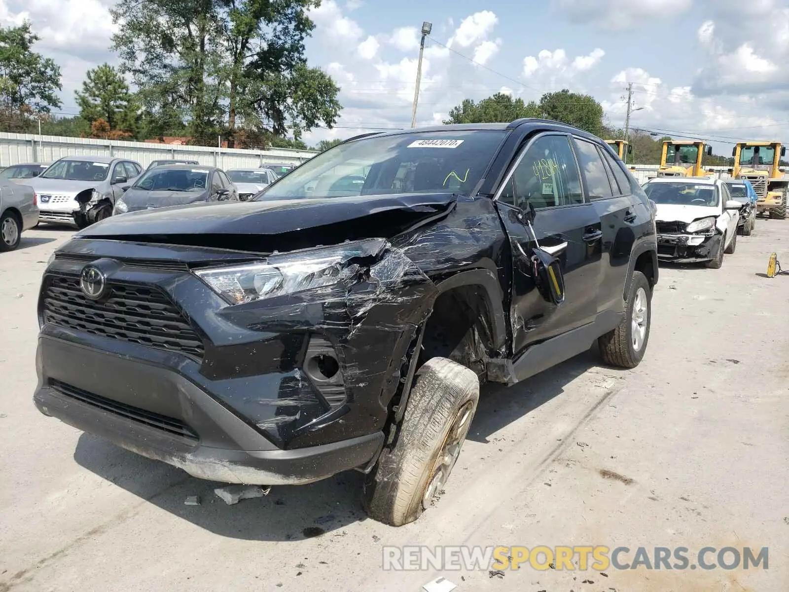 2 Photograph of a damaged car 2T3W1RFV4KW004095 TOYOTA RAV4 2019