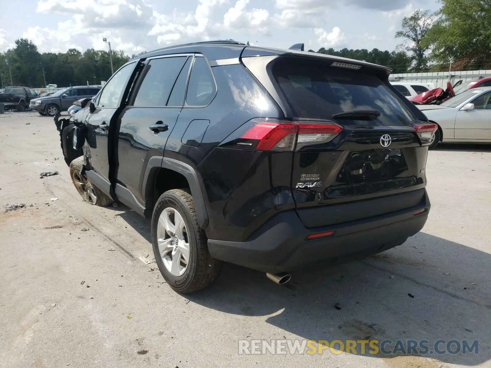 3 Photograph of a damaged car 2T3W1RFV4KW004095 TOYOTA RAV4 2019