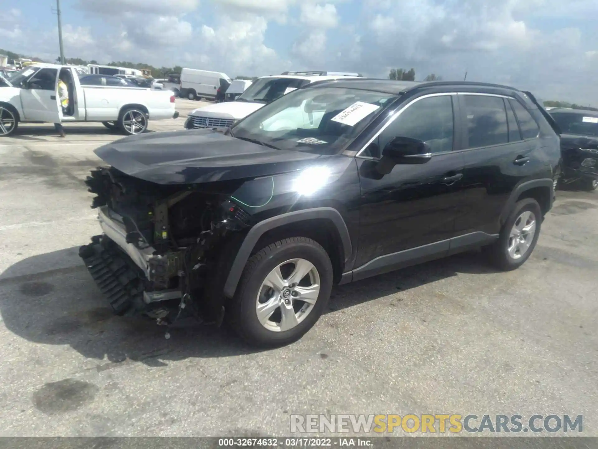 2 Photograph of a damaged car 2T3W1RFV4KW012150 TOYOTA RAV4 2019