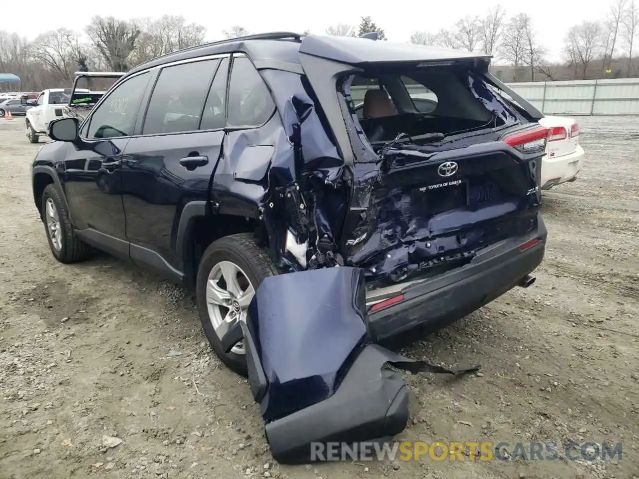 3 Photograph of a damaged car 2T3W1RFV4KW014450 TOYOTA RAV4 2019