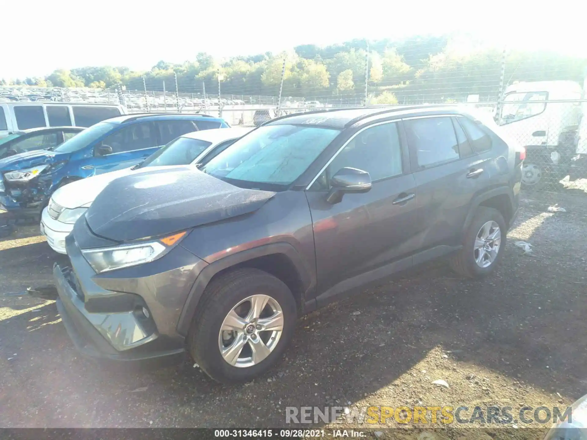 2 Photograph of a damaged car 2T3W1RFV4KW014495 TOYOTA RAV4 2019