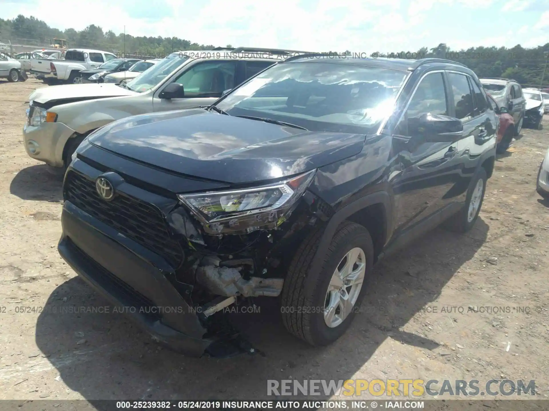 2 Photograph of a damaged car 2T3W1RFV4KW015128 TOYOTA RAV4 2019