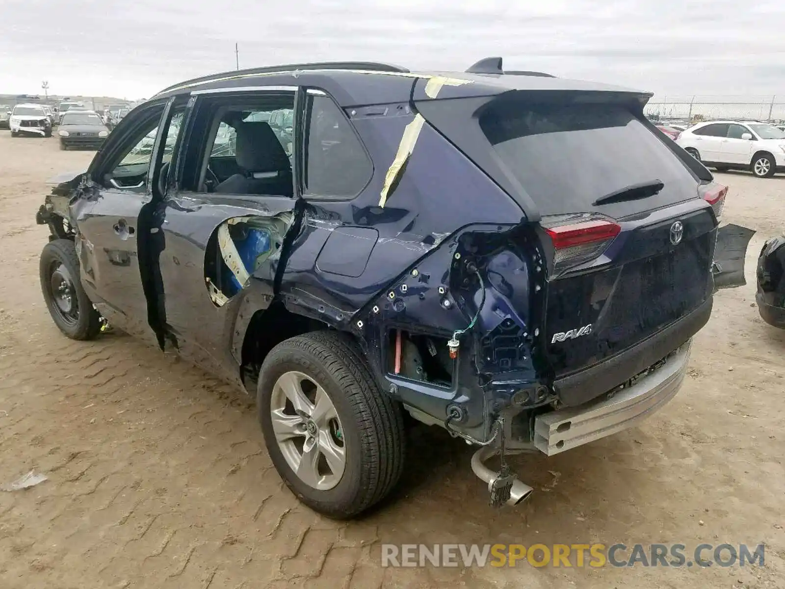 3 Photograph of a damaged car 2T3W1RFV4KW018496 TOYOTA RAV4 2019