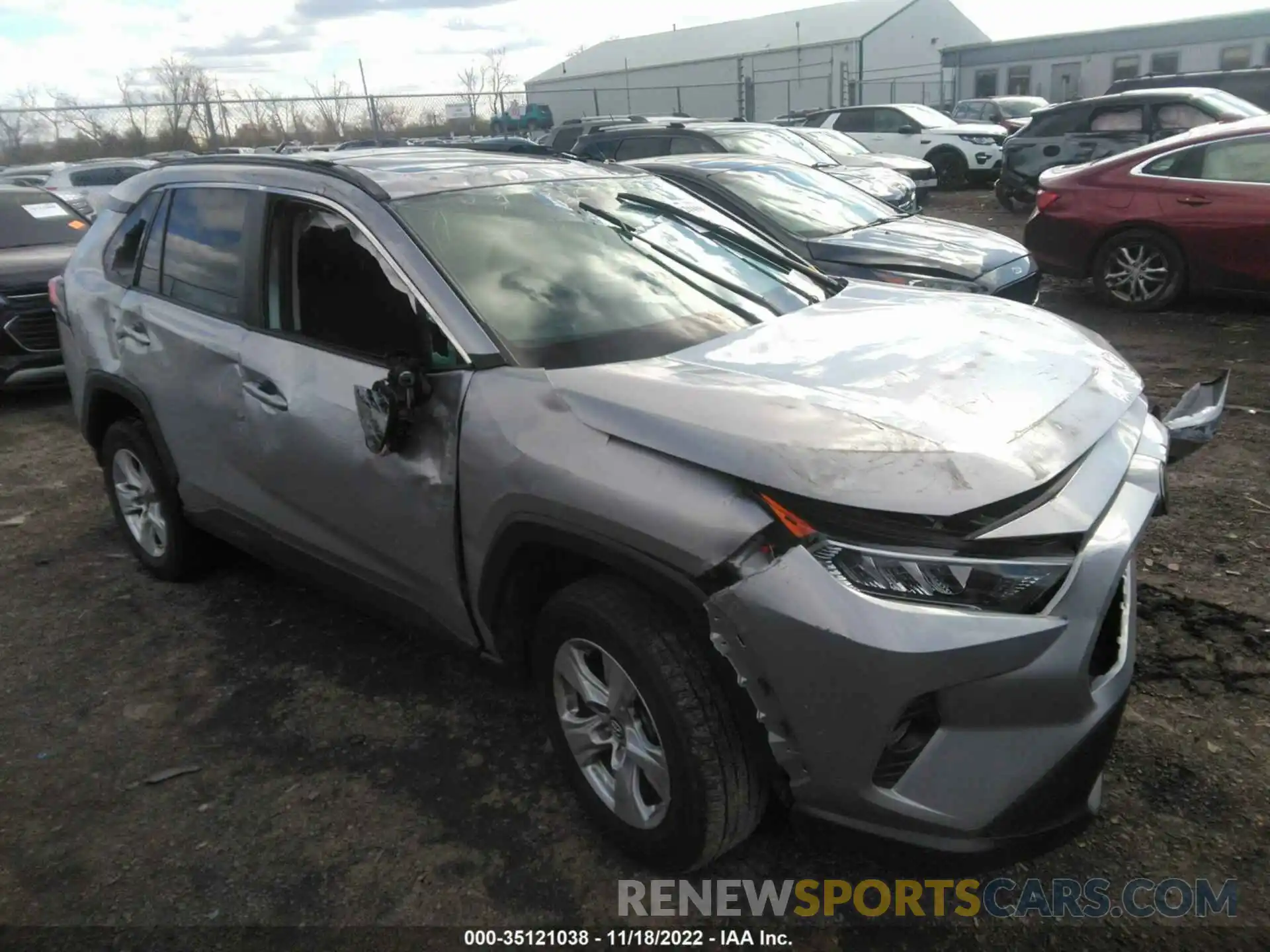 1 Photograph of a damaged car 2T3W1RFV4KW044001 TOYOTA RAV4 2019