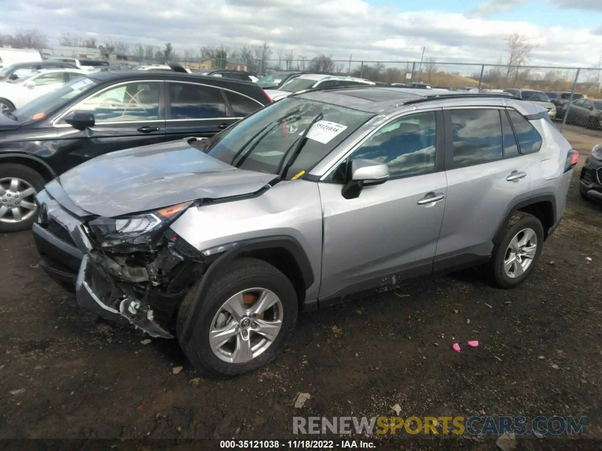 2 Photograph of a damaged car 2T3W1RFV4KW044001 TOYOTA RAV4 2019