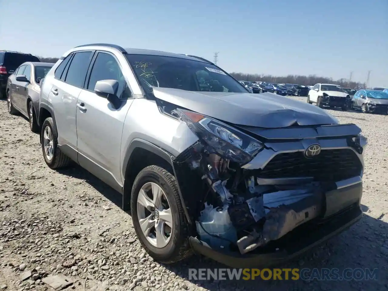 1 Photograph of a damaged car 2T3W1RFV5KC001806 TOYOTA RAV4 2019