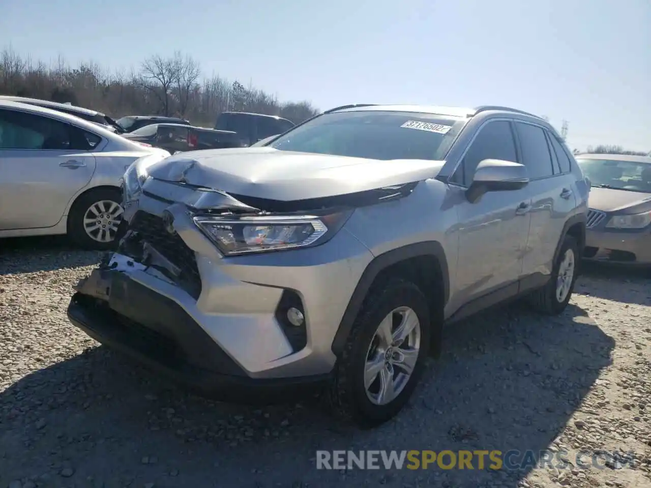 2 Photograph of a damaged car 2T3W1RFV5KC001806 TOYOTA RAV4 2019