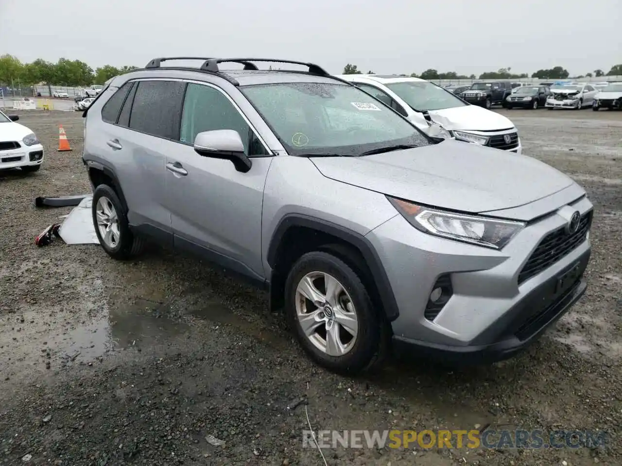 1 Photograph of a damaged car 2T3W1RFV5KC012773 TOYOTA RAV4 2019