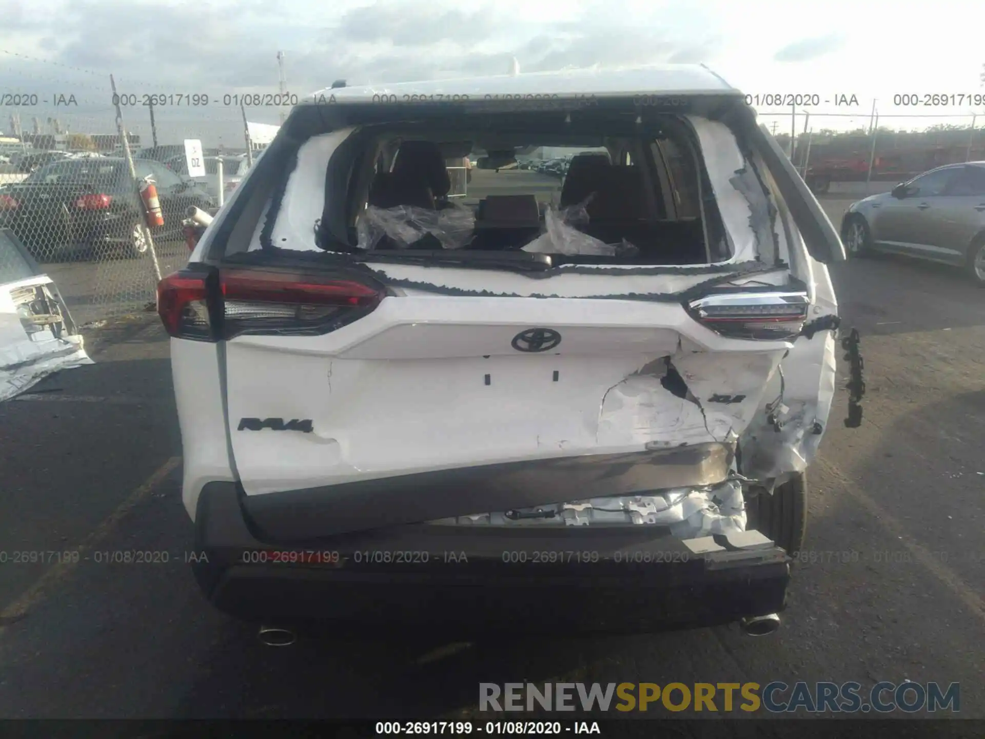 6 Photograph of a damaged car 2T3W1RFV5KC025135 TOYOTA RAV4 2019