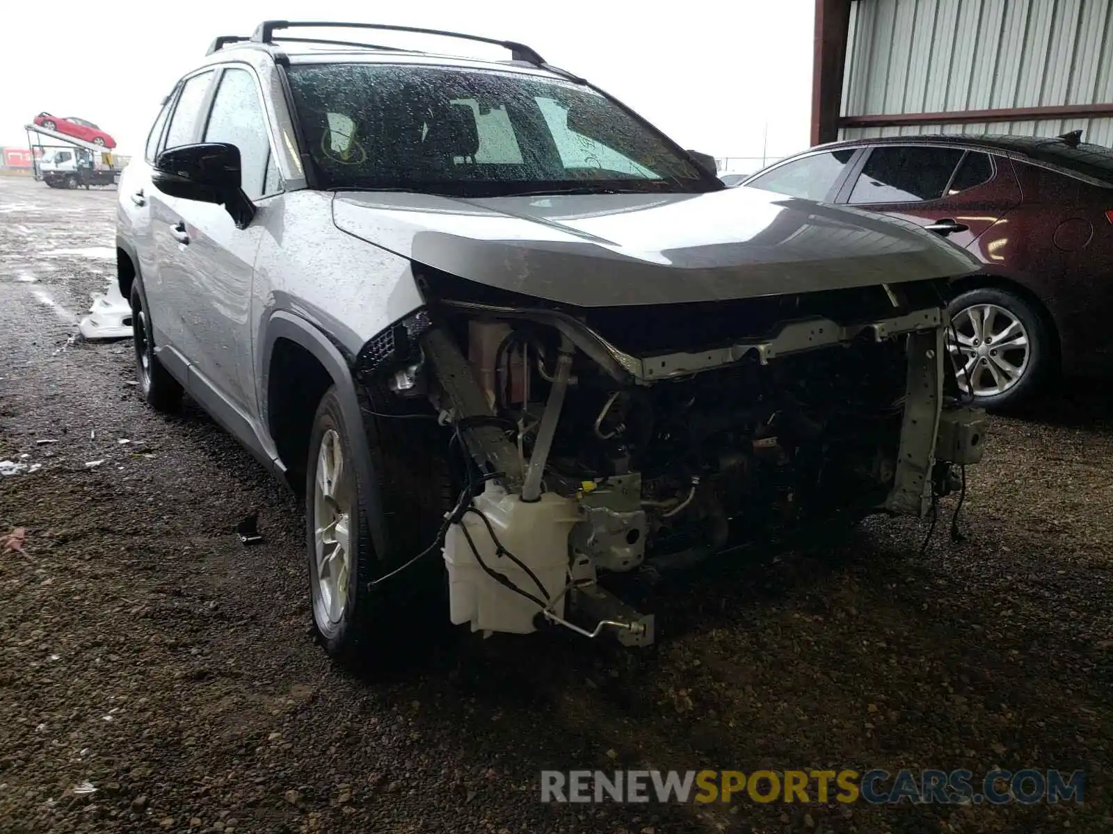 1 Photograph of a damaged car 2T3W1RFV5KC025166 TOYOTA RAV4 2019