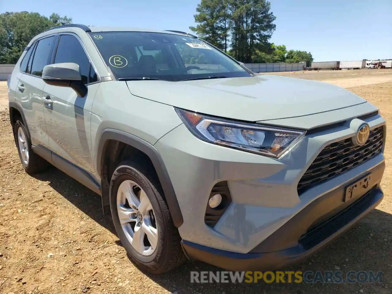 1 Photograph of a damaged car 2T3W1RFV5KC026527 TOYOTA RAV4 2019