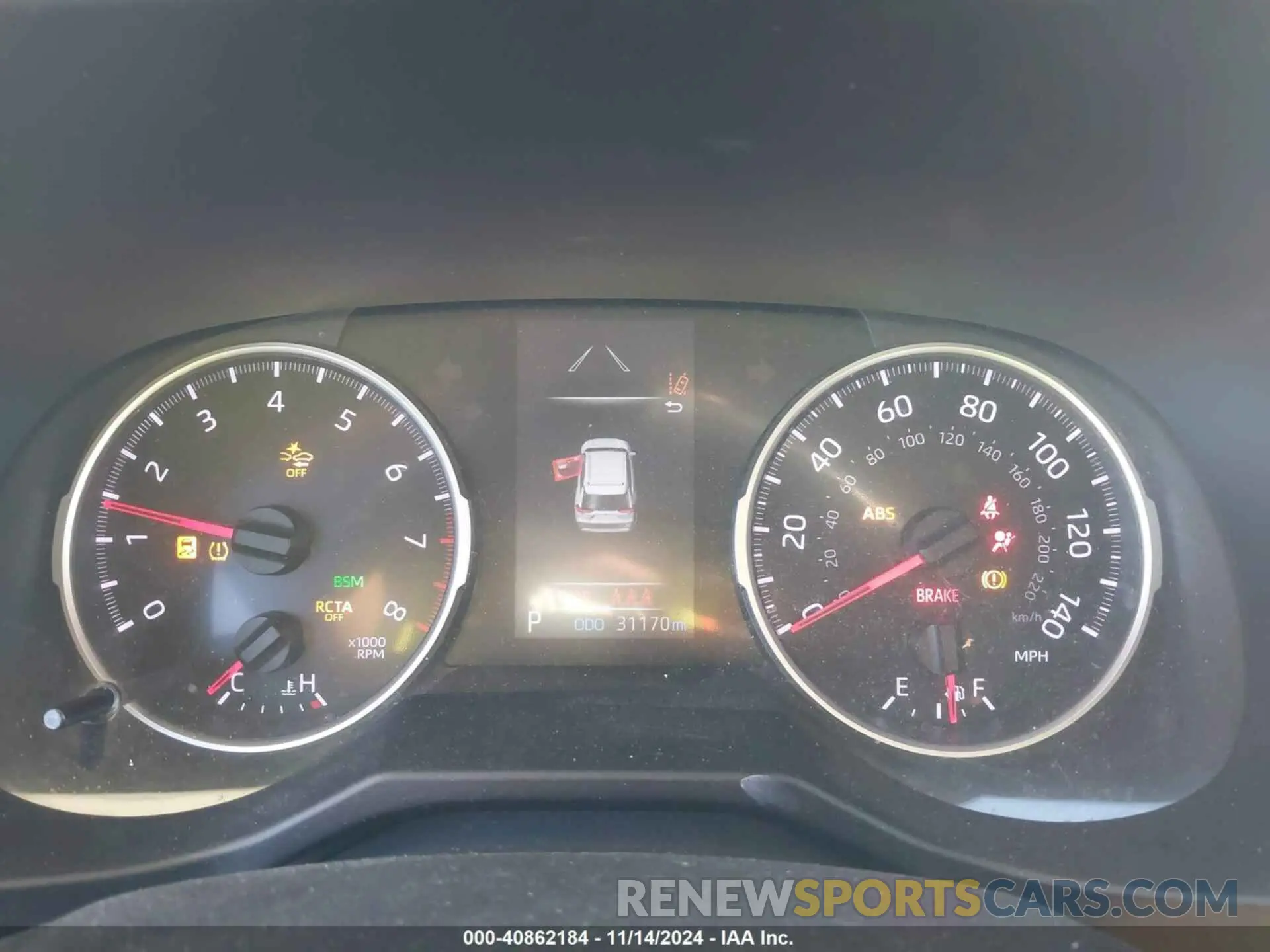 7 Photograph of a damaged car 2T3W1RFV5KC027760 TOYOTA RAV4 2019