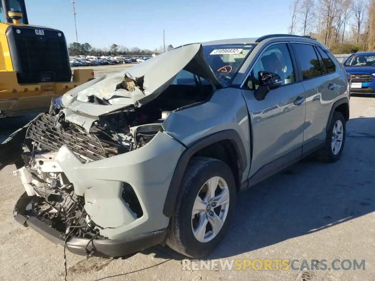 2 Photograph of a damaged car 2T3W1RFV5KC028763 TOYOTA RAV4 2019