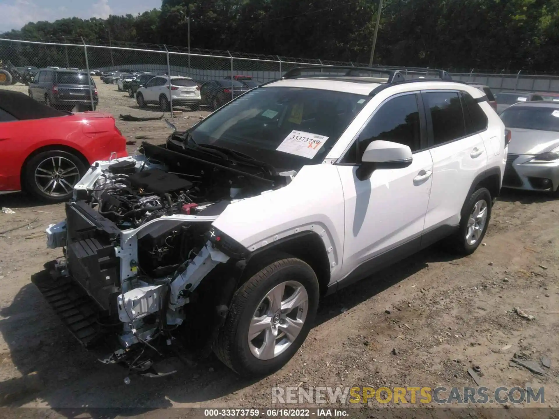 2 Photograph of a damaged car 2T3W1RFV5KC031923 TOYOTA RAV4 2019