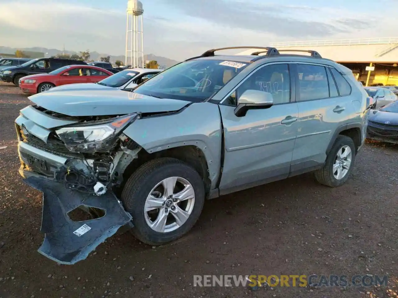 2 Photograph of a damaged car 2T3W1RFV5KC033221 TOYOTA RAV4 2019